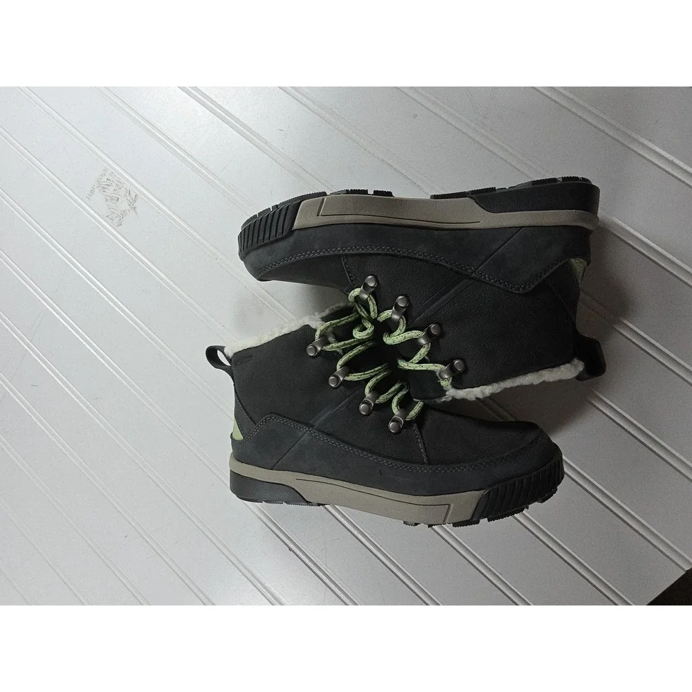 The North Face Sierra Winter Boots Womens Multi Mid Calf Waterproof Lace Up Grey